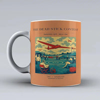 Thumbnail for VINTAGE G4257 - The Dead Stick Contest - Ceramic Mug design on orange