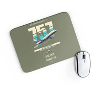 Thumbnail for Boeing 757-200 design on green army rectangle mouse pad