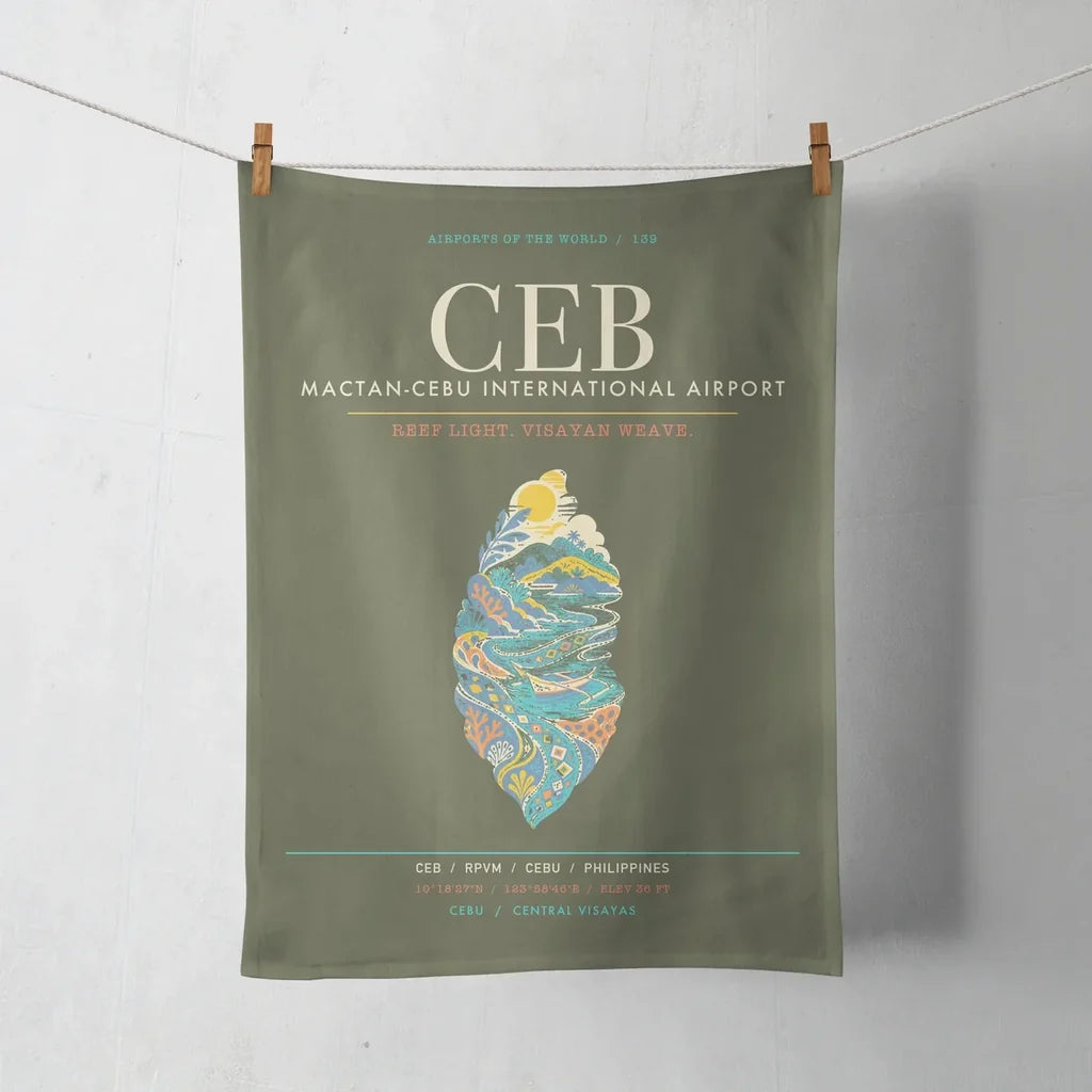 Mactan-Cebu International Airport CEB - Visayan Reef Loom - Green Army