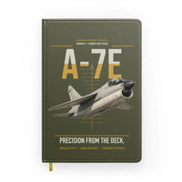 Thumbnail for A-7E Corsair II design on green army notebook