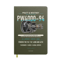 Thumbnail for PW4000-94 design on green army notebook
