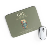 Thumbnail for Gerald R. Ford International Airport Grand Rapids (GRR) design on green army rectangle mouse pad
