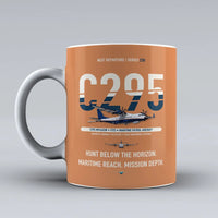Thumbnail for C295 MPA-ASW Mug design on orange airbus