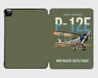 Thumbnail for Boeing P-12E design on green army ipad tablet case