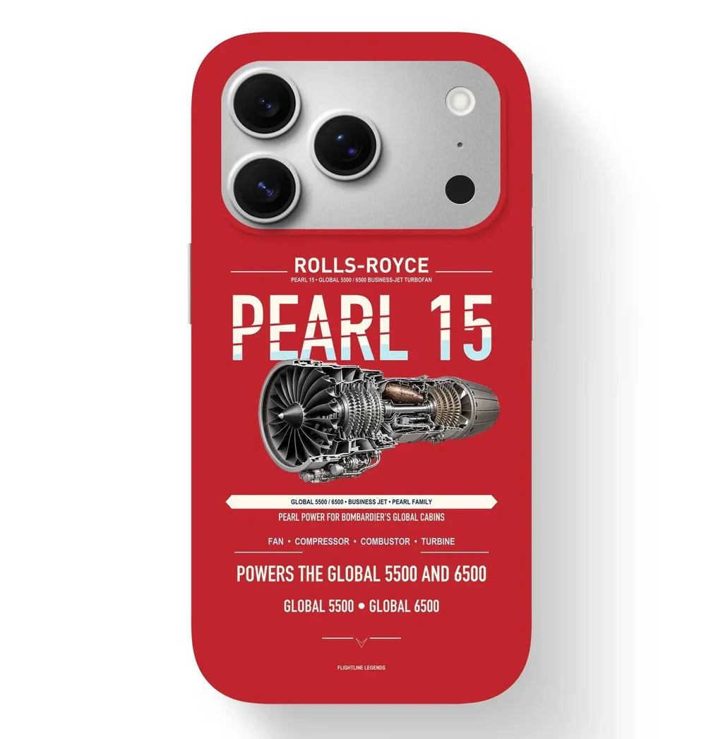 PEARL 15 Case design on red iphone case