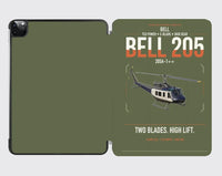 Thumbnail for Bell 205A-1++ design on green army ipad tablet case