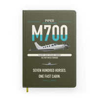 Thumbnail for Piper M700 Fury design on green army notebook