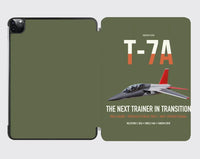 Thumbnail for T-7A Red Hawk design on green army ipad tablet case