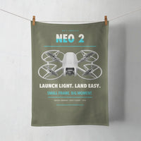 Thumbnail for DJI Neo 2 design on green army towel