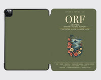Thumbnail for Norfolk International Airport (ORF) design on green army ipad tablet case