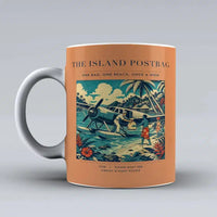 Thumbnail for VINTAGE G4154 - The Island Postbag - Ceramic Mug design on orange