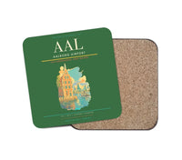 Thumbnail for Aalborg Airport AAL Coaster 1-Piece - Green