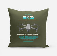 Thumbnail for DJI Air 2S design on green army pillow