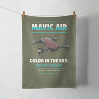 Thumbnail for DJI Mavic Air design on green army towel