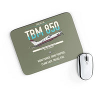 Thumbnail for Socata TBM 850 design on green army rectangle mouse pad