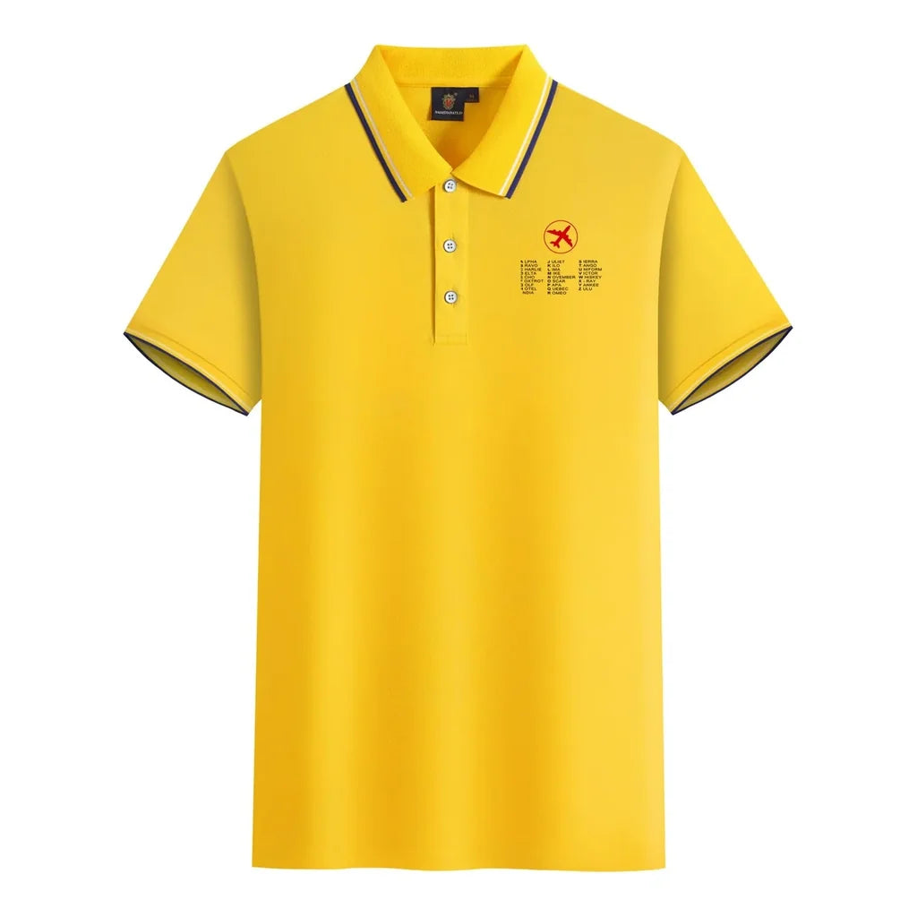 Aviation Alphabet Polo Shirt - view 14