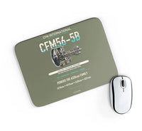 Thumbnail for CFM56-5B design on green army rectangle mouse pad