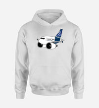 Thumbnail for Cartoon Airbus A321 - White