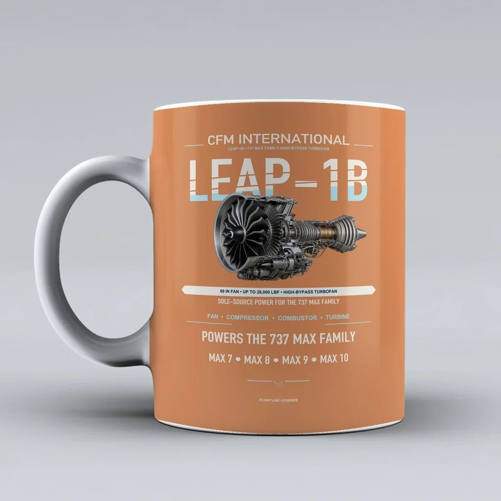 Mug design on orange leap 1b