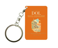 Thumbnail for Deauville – Normandie Airport (DOL) design on orange key chain