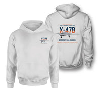Thumbnail for X-47B UCAS-D design on white hoodie