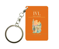 Thumbnail for Ivalo Airport (IVL) design on orange key chain