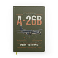 Thumbnail for A-26B Invader design on green army notebook
