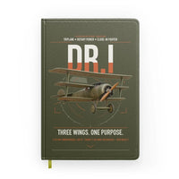 Thumbnail for Fokker Dr.I design on green army notebook