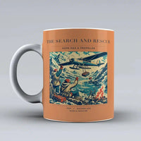 Thumbnail for VINTAGE G4052 - The Search And Rescue - Ceramic Mug design on orange