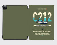 Thumbnail for CASA C-212-200 Aviocar design on green army ipad tablet case