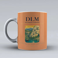 Thumbnail for Airport DLM Mug design on orange dalaman