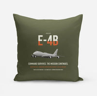 Thumbnail for E-4B Nightwatch design on green army pillow