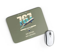 Thumbnail for Boeing 767-300ER design on green army rectangle mouse pad