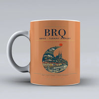 Thumbnail for Brno - Turany Airport BRQ Mug - Orange