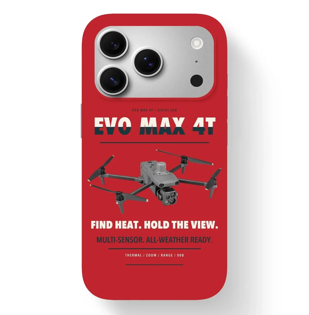 Autel EVO Max 4T Case design on red iphone case