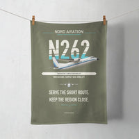 Thumbnail for Nord 262A design on green army towel