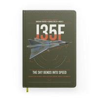 Thumbnail for Saab J 35F Draken design on green army notebook
