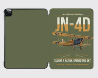 Thumbnail for Curtiss JN-4D Jenny design on green army ipad tablet case