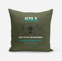 Thumbnail for Freefly Alta X design on green army pillow