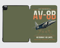 Thumbnail for AV-8B Harrier II design on green army ipad tablet case