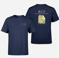 Thumbnail for Kos Island International Airport (KGS) design printed on navy blue double-side t-shirt