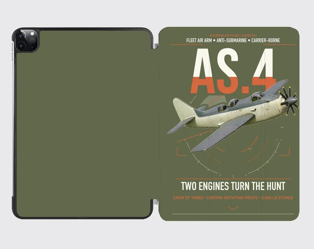 Fairey Gannet AS.4 design on green army ipad tablet case
