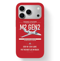 Thumbnail for Cessna Citation M2 Gen2 design on red magsafe iphone case, for iPhone 17 Pro