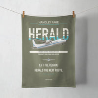 Thumbnail for Handley Page HPR.7 Dart Herald design on green army towel