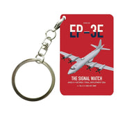 Thumbnail for EP-3E ARIES II design on red designed key chain, double-side print
