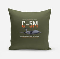 Thumbnail for C-5M Super Galaxy design on green army pillow