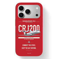 Thumbnail for CRJ200 Case design on red iphone case