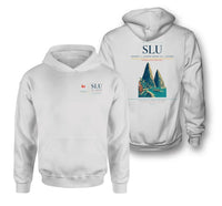 Thumbnail for George F. L. Charles Airport (SLU) design on white double-side hoodie