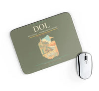 Thumbnail for Deauville – Normandie Airport (DOL) design on green army rectangle mouse pad
