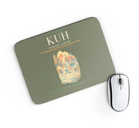 Thumbnail for Kushiro Airport (KUH) design on green army rectangle mouse pad